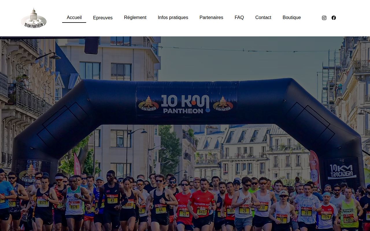 10 km du Panthéon