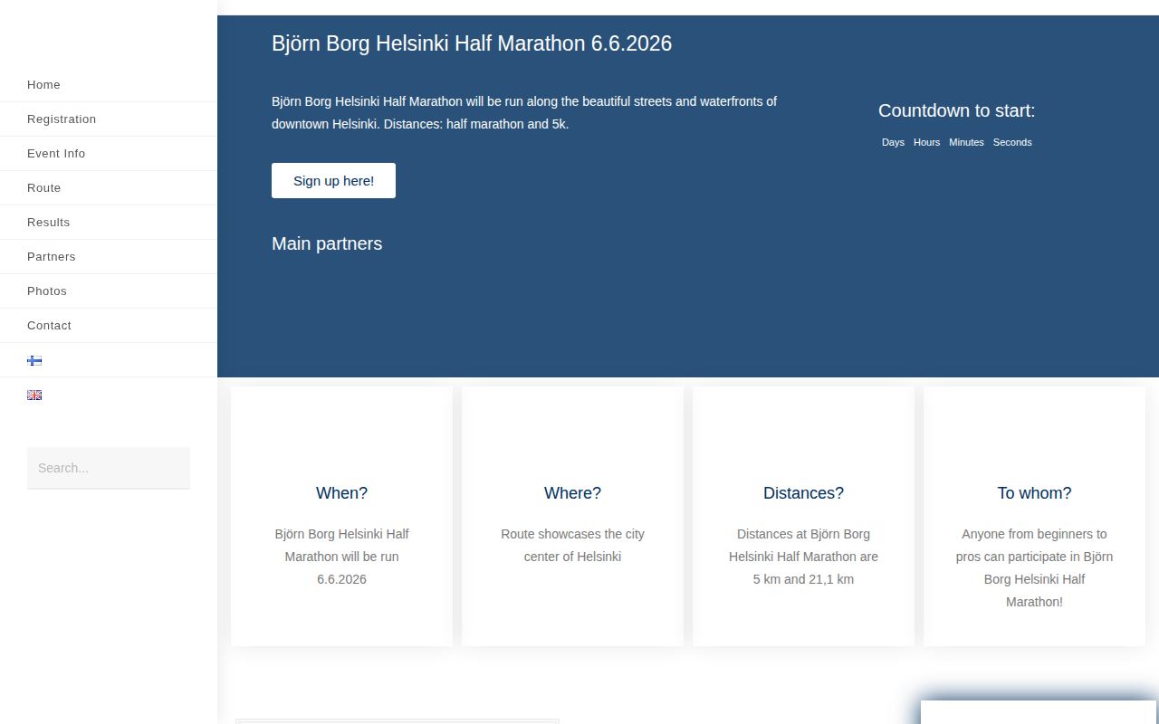 Björn Borg Semi-Marathon Helsinki