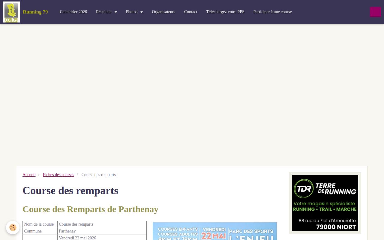 Course des Remparts de Parthenay