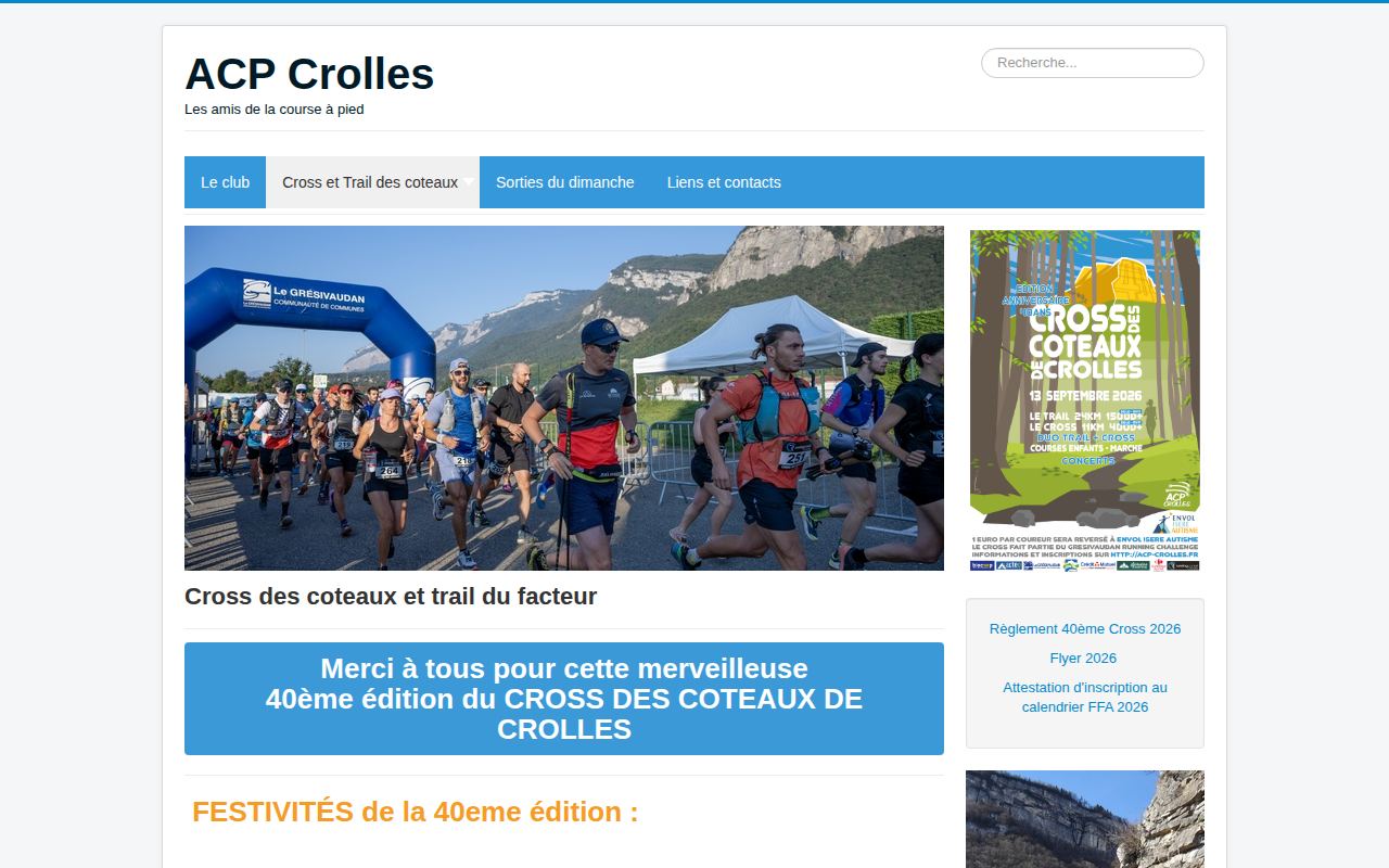 Cross des coteaux et trail du facteur