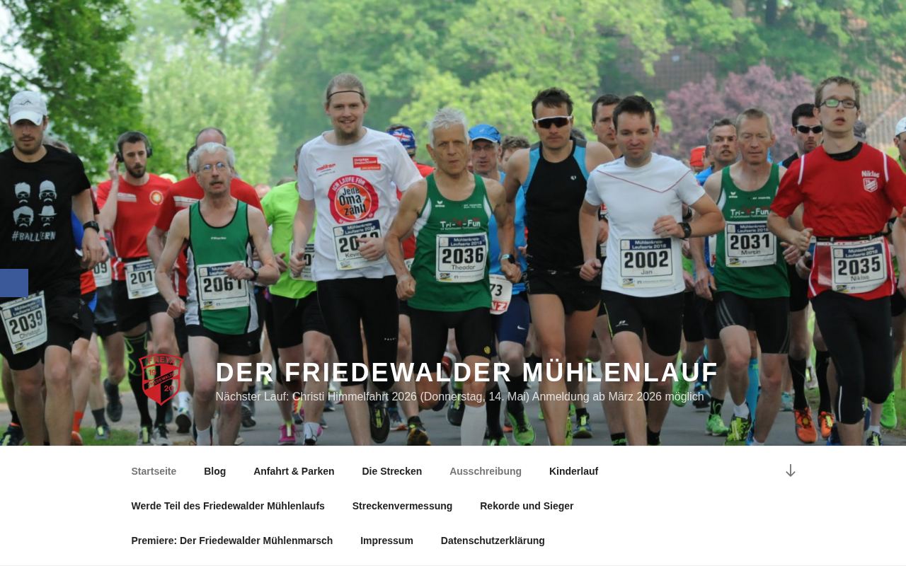 Friedewalder Mühlenlauf