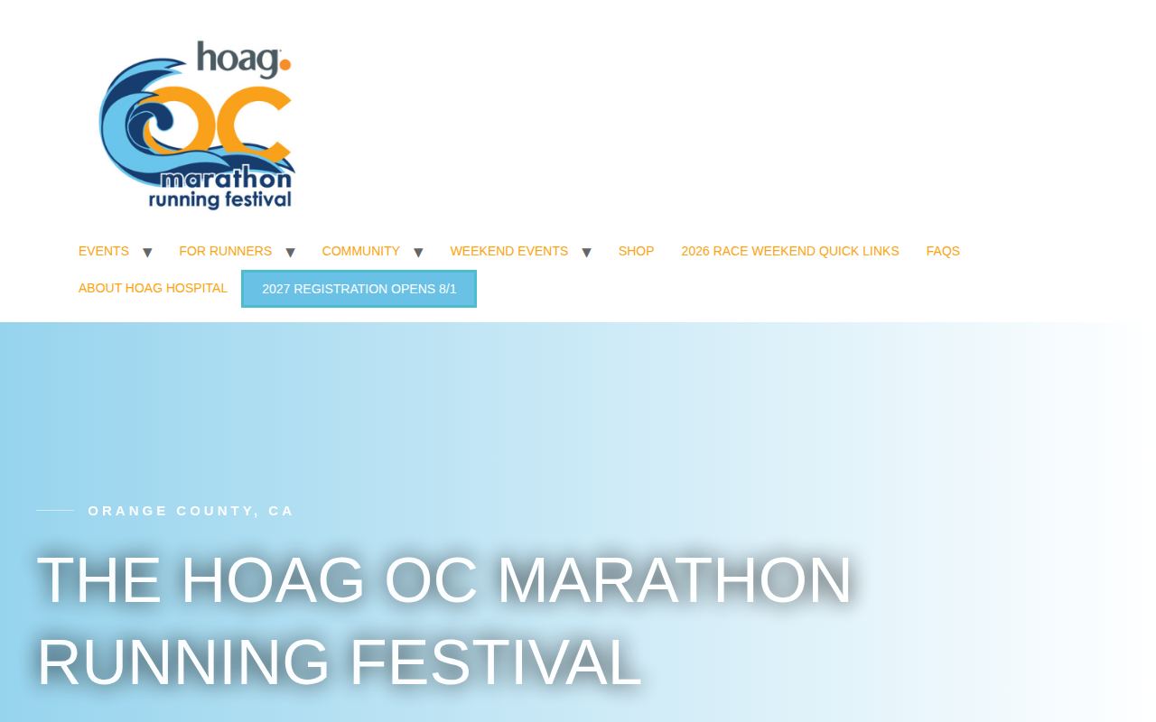 Hoag OC Marathon