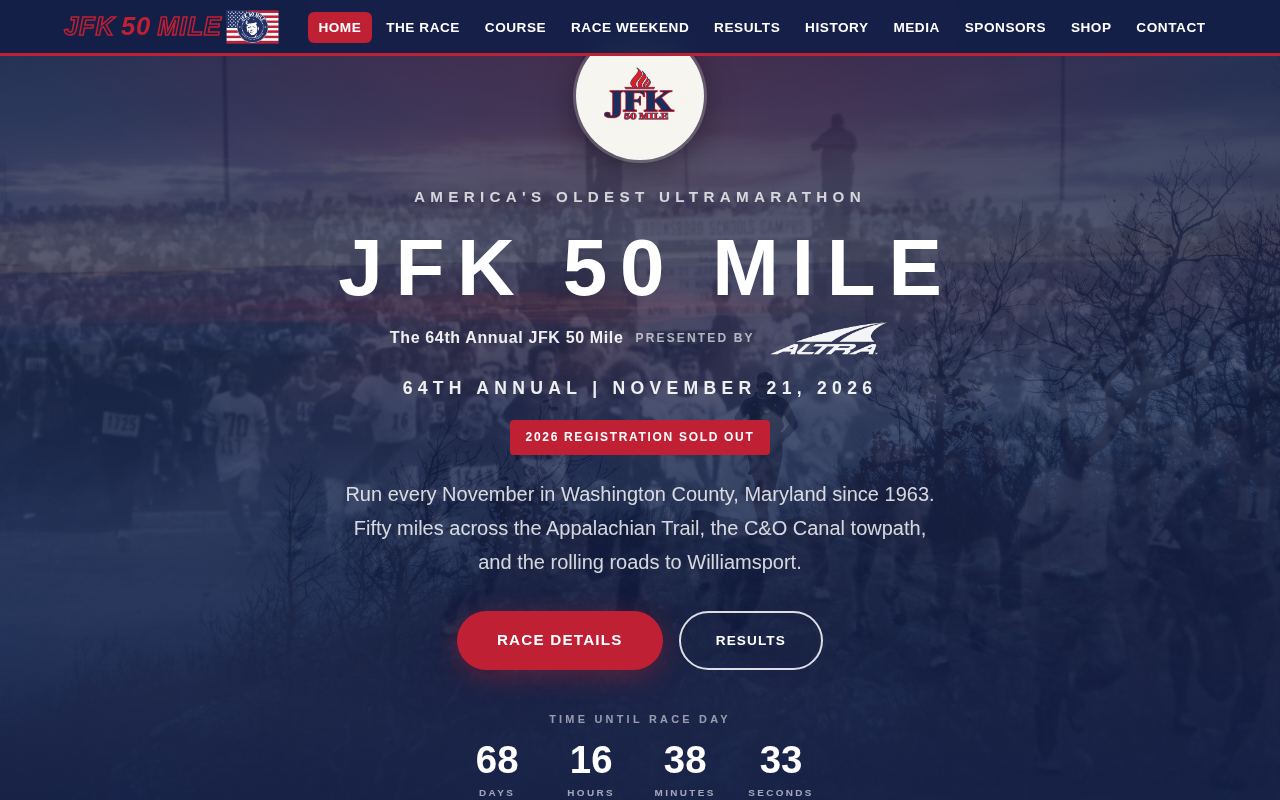 JFK 50 Mile