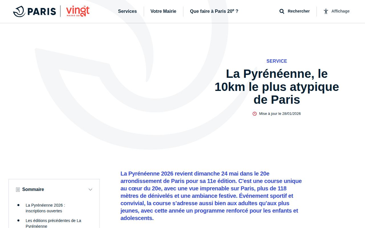 La Pyrénéenne - 10 Km du 20ème