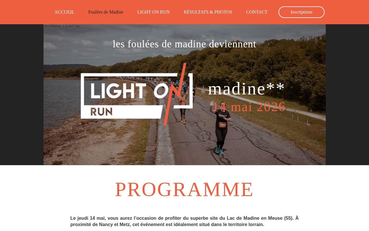 LIGHT ON RUN Madine**