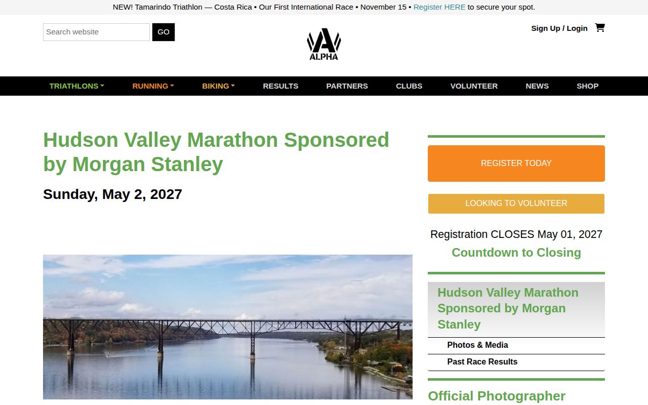 Hudson Valley Marathon at the Walkway Over the Hudson