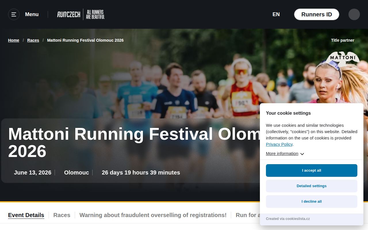 Mattoni Olomouc Running festival