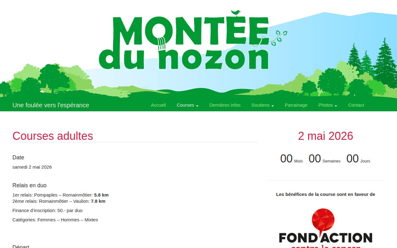 Montée du Nozon