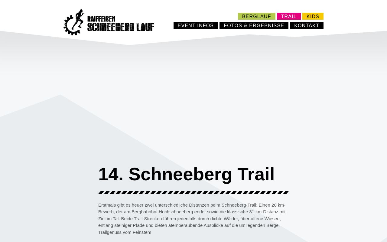 Schneeberg Trail