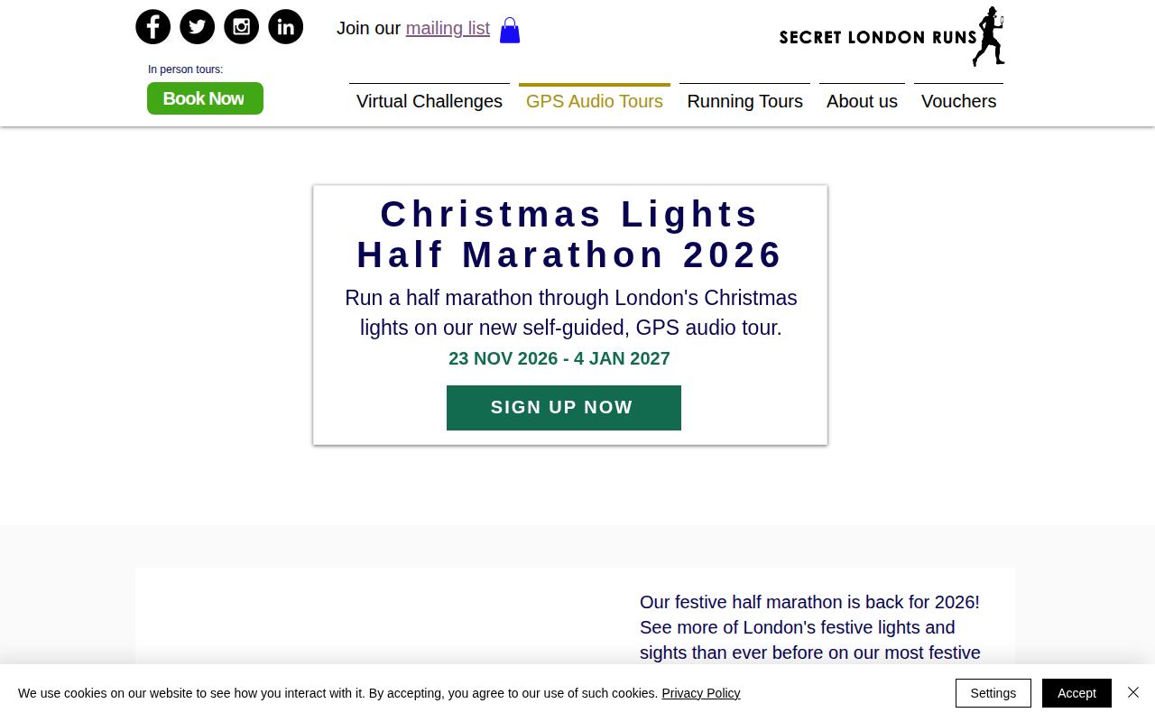 Semi-Marathon de Noël de Londres