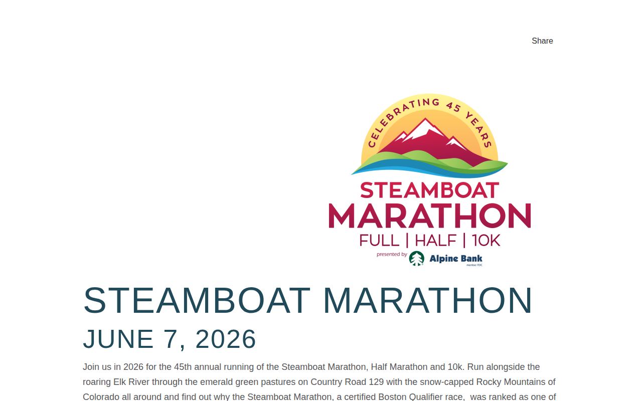 Steamboat Marathon