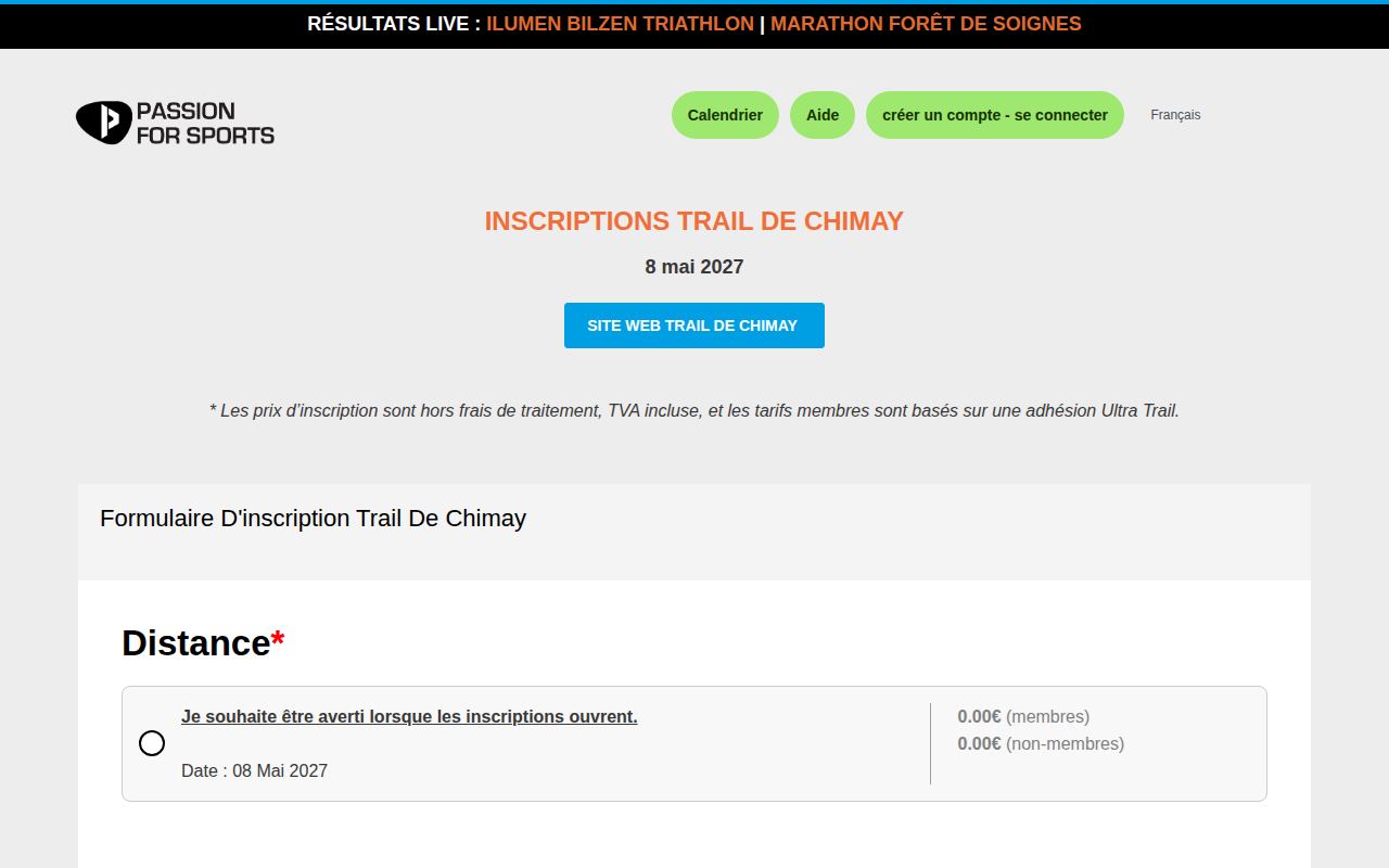 Trail de Chimay