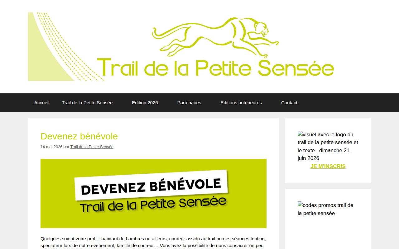 Trail de la Petite Sensée