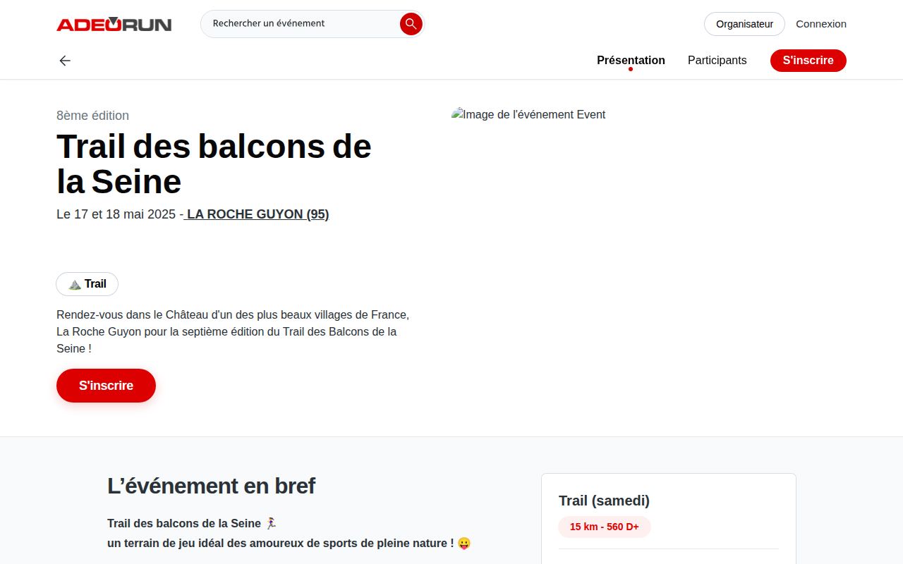 Trail des balcons de la seine