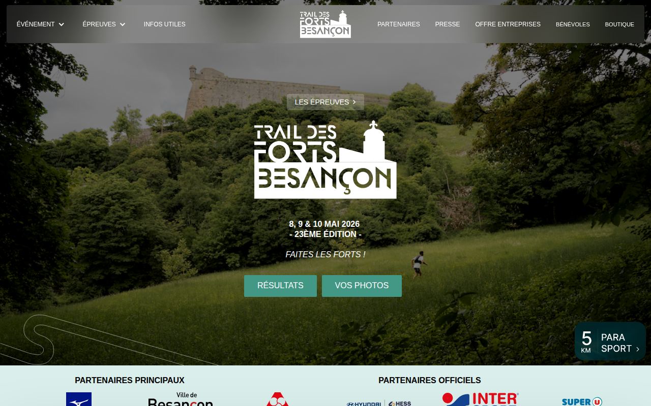 Trail des Forts de Besançon