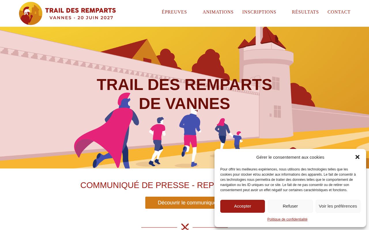 Trail des remparts de Vannes