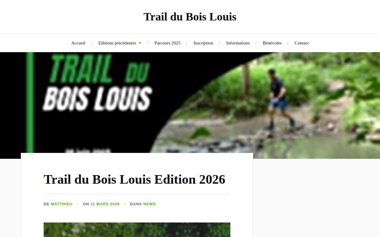 Trail du Bois Louis