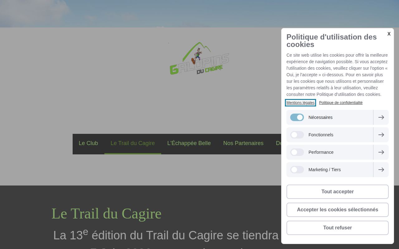 Trail du Cagire