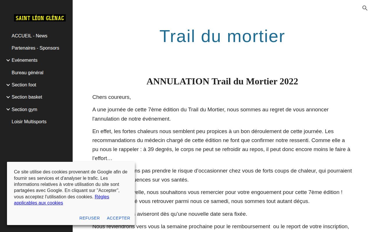 Trail du Mortier