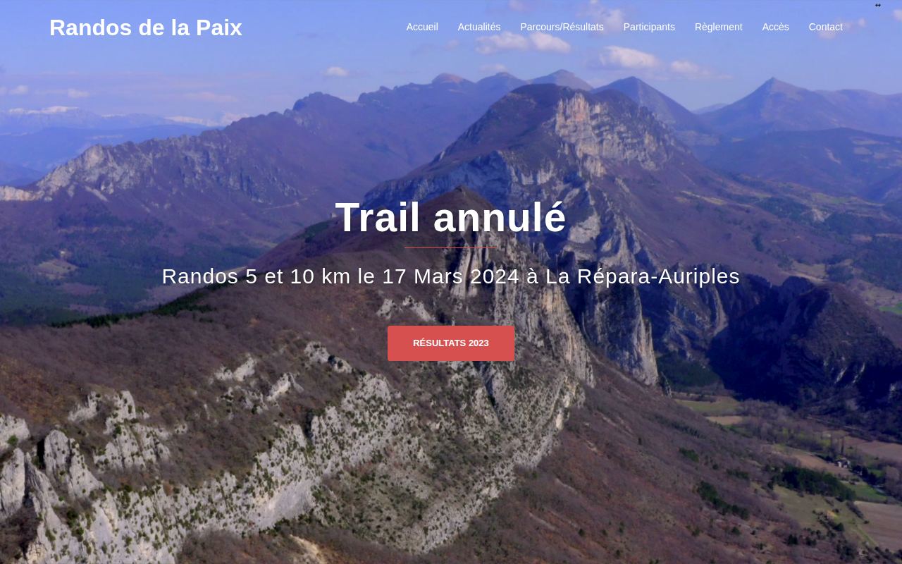 Trail Roche Colombe de la Paix