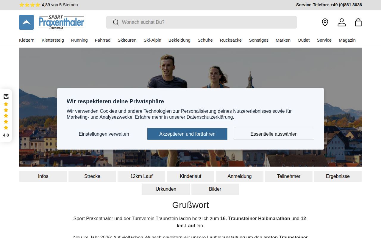 Traunsteiner Halbmarathon