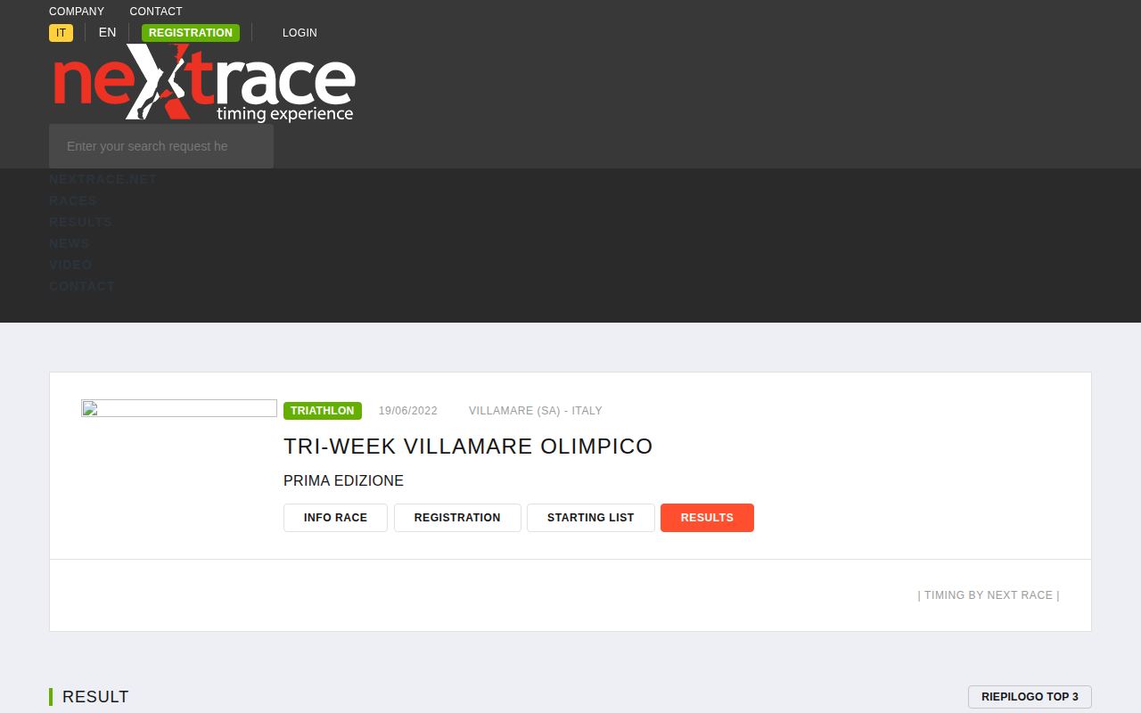 TRI-WEEK VILLAMARE