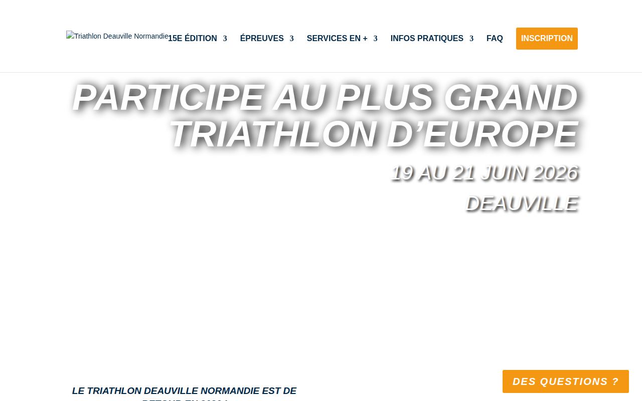 Triathlon de Deauville