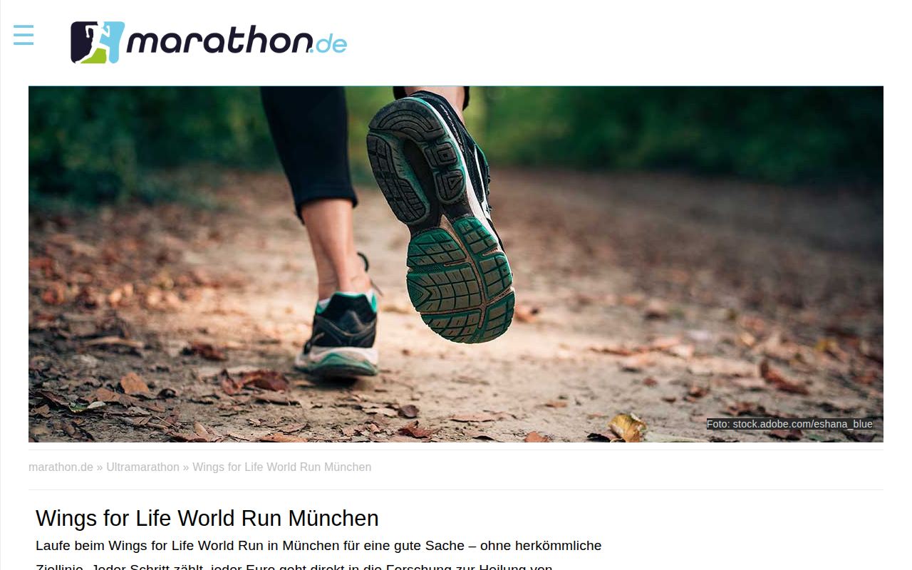 Wings for Life World Run München